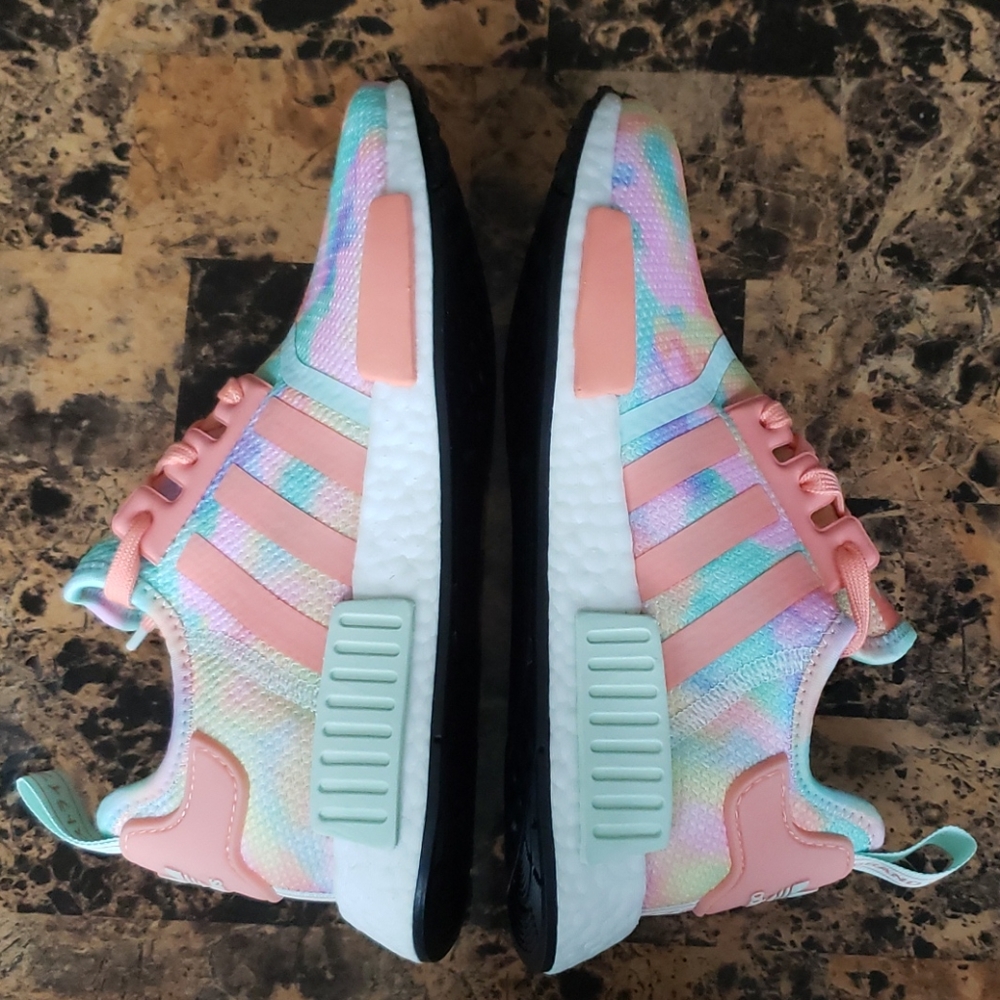 Adidas NMD R1 Tie Dye Athletic Sneakers - Size 8 - Picture 10 of 16